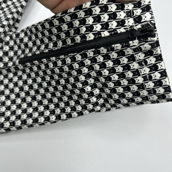 Betabrand NWT Catstooth Skinny-Leg Pencil Dress Yoga Pant Small Short Petite - Picture 5 of 15